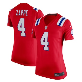 womens nike bailey zappe red new england patriots alternate 